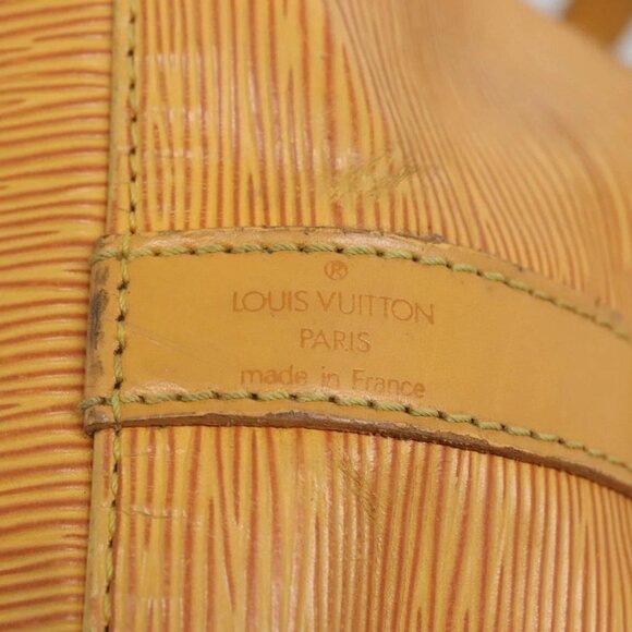 LOUIS VUITTON Epi Petit Noe Shoulder Bag Yellow M44109 LV Auth 140076 - Picture 12 of 16